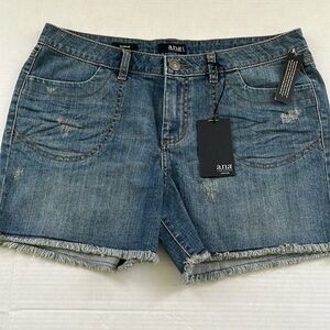 a.n.a Women's Blue Denim Shorts